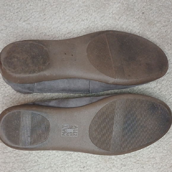 Suede Naturalizer 'Flexy' Slip-on Flat In Gray - 7.5 - Picture 8 of 9